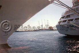 Barquentine Sailing ship Starflyer  at Rhodes